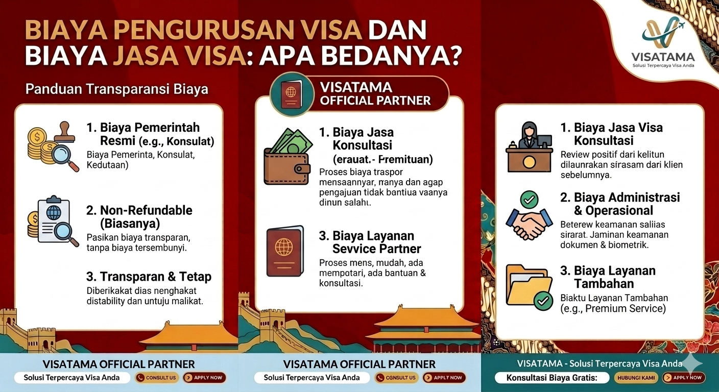 Biaya Pengurusan Visa dan Biaya Jasa Visa: Apa Bedanya?