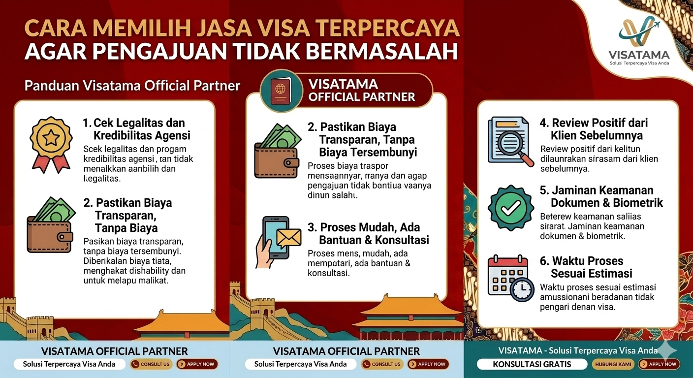 Cara Memilih Jasa Visa Terpercaya agar Pengajuan Tidak Bermasalah